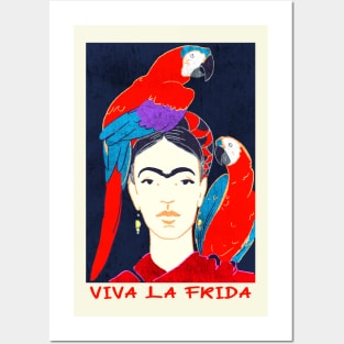 FRIDA KAHLO Mexican Feminist portrait Art poster Posters and Art